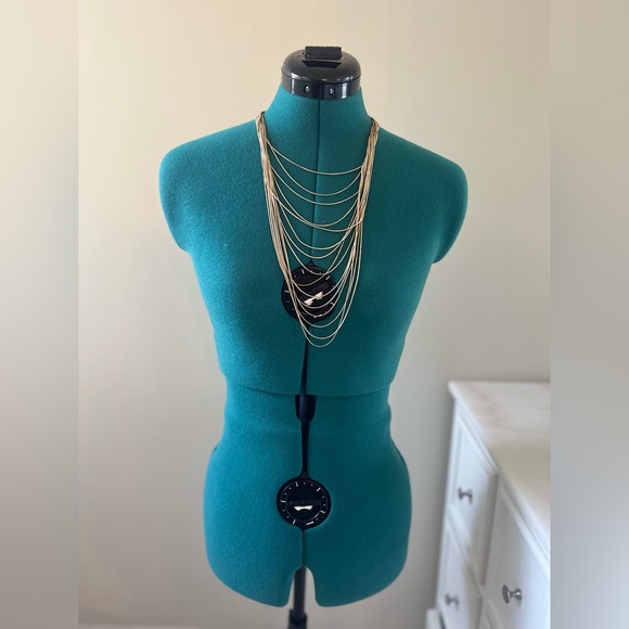 Layered Necklace (Gold Colour) - Picture 1 of 3